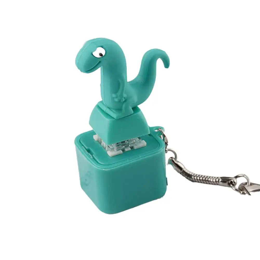 Lizard Button Keychain Sound Colorful Lights Portable Stress Reliever Qme 1pcs