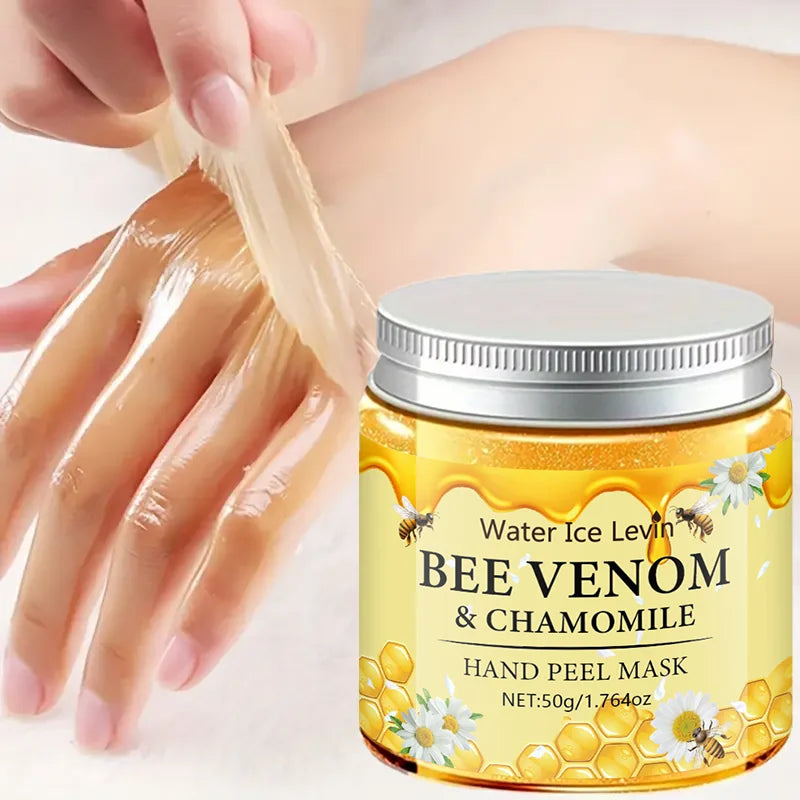 Bee venom chamomile Moisturizing Exfoliating Hand Wax Mask Moisturizing exfoliating nourishing skin care Qme