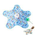 Interactive Cat Toys Automatic Turntable Pet Game Cover Moving Qme B