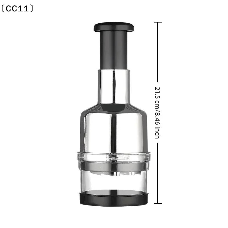 Hand Manual Mincer Garlic Press Chopper Vegetable Slicer 304 Qme