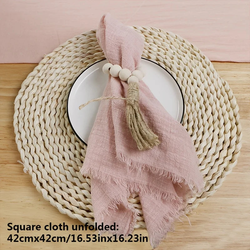 Home Restaurant Table Food Background Decoration Fabric Qme Pink 1pc
