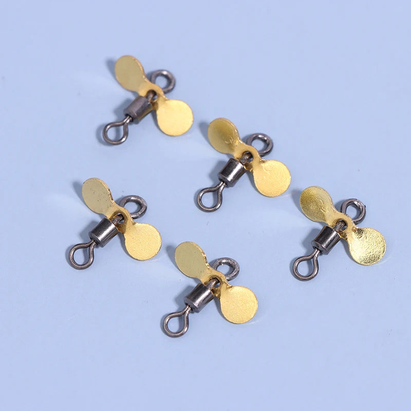Plug Casting Fishing Propeller Blade Turbo Spinner Blades DIY Lure Qme