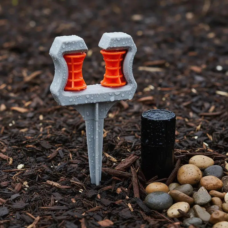 Garden Hose Guide Spike ABS Water Pipe Positioning Holder Roller Qme