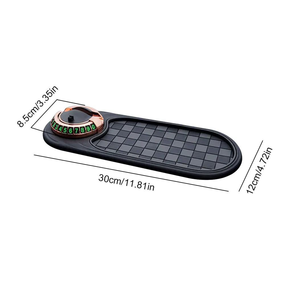 Auto Non-slip Car Mats Dashboard Cell Phone Holder Silicone Dashboard Car Pad Mat for Phones Keys Gadgets Qme