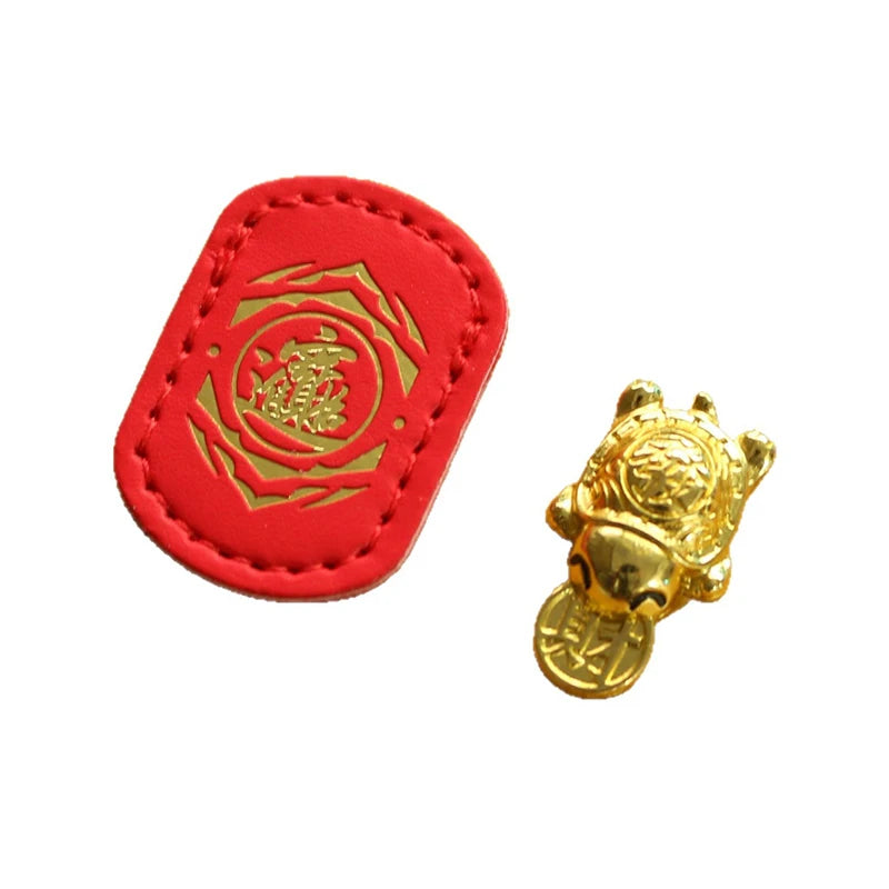 Money-biting Turtle Ornaments Decor Auspicious Statue Lucky Wealth Qme