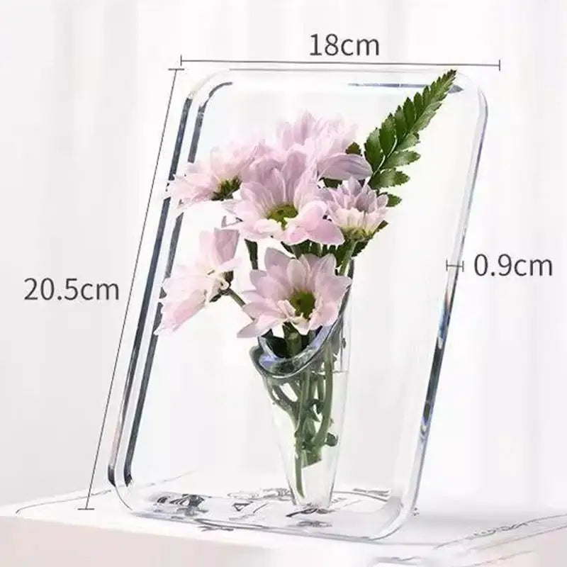 Home Decor Decorative Vases Desktops Bookshelf Frame Flower Vase Qme