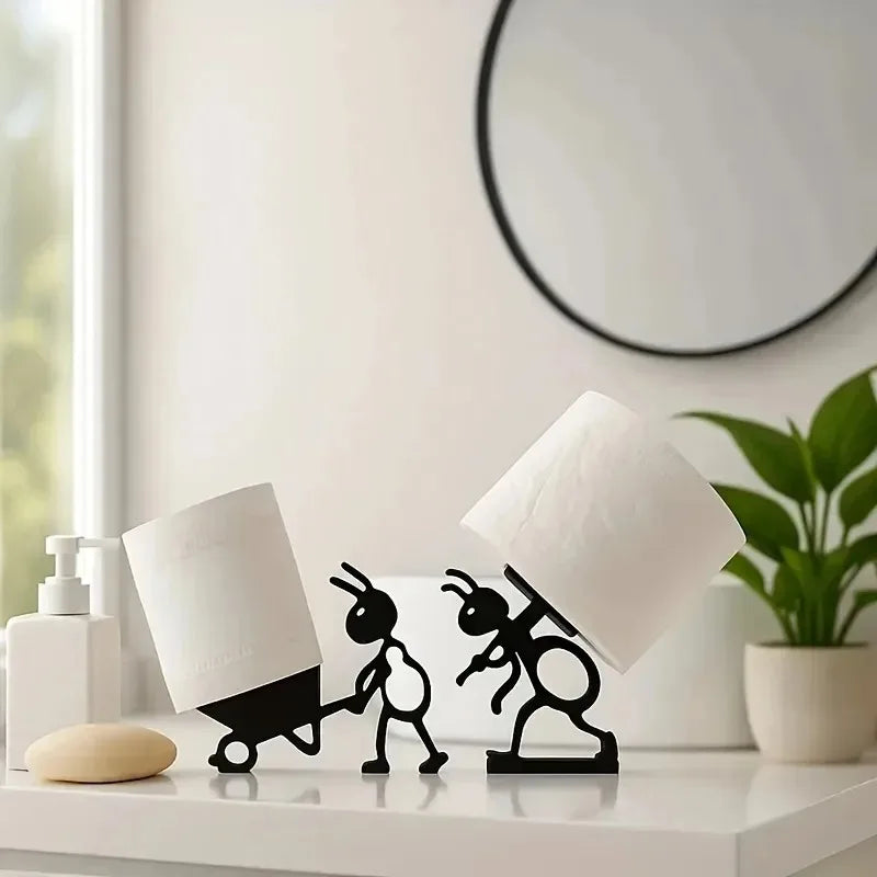 Cute Ant Tissue Holder Minimalist Practical Paper Roll Ideal Creative Qme