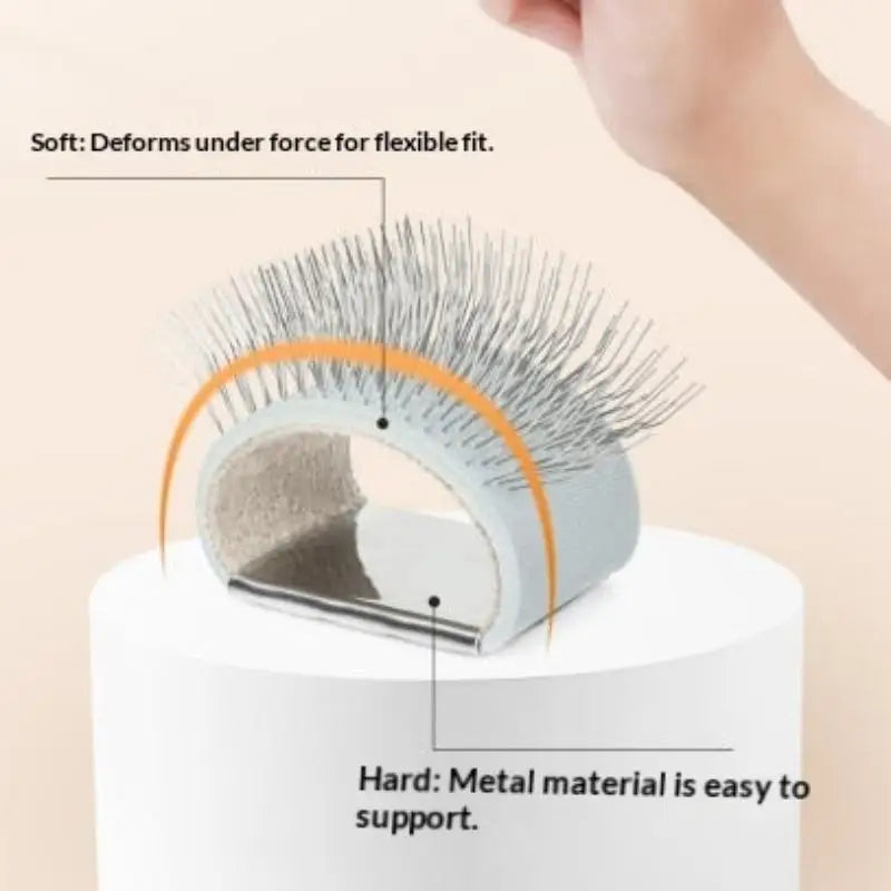 Easy Open Knots Remove Prune Hair Comb Portable Finger Pet Clean Qme