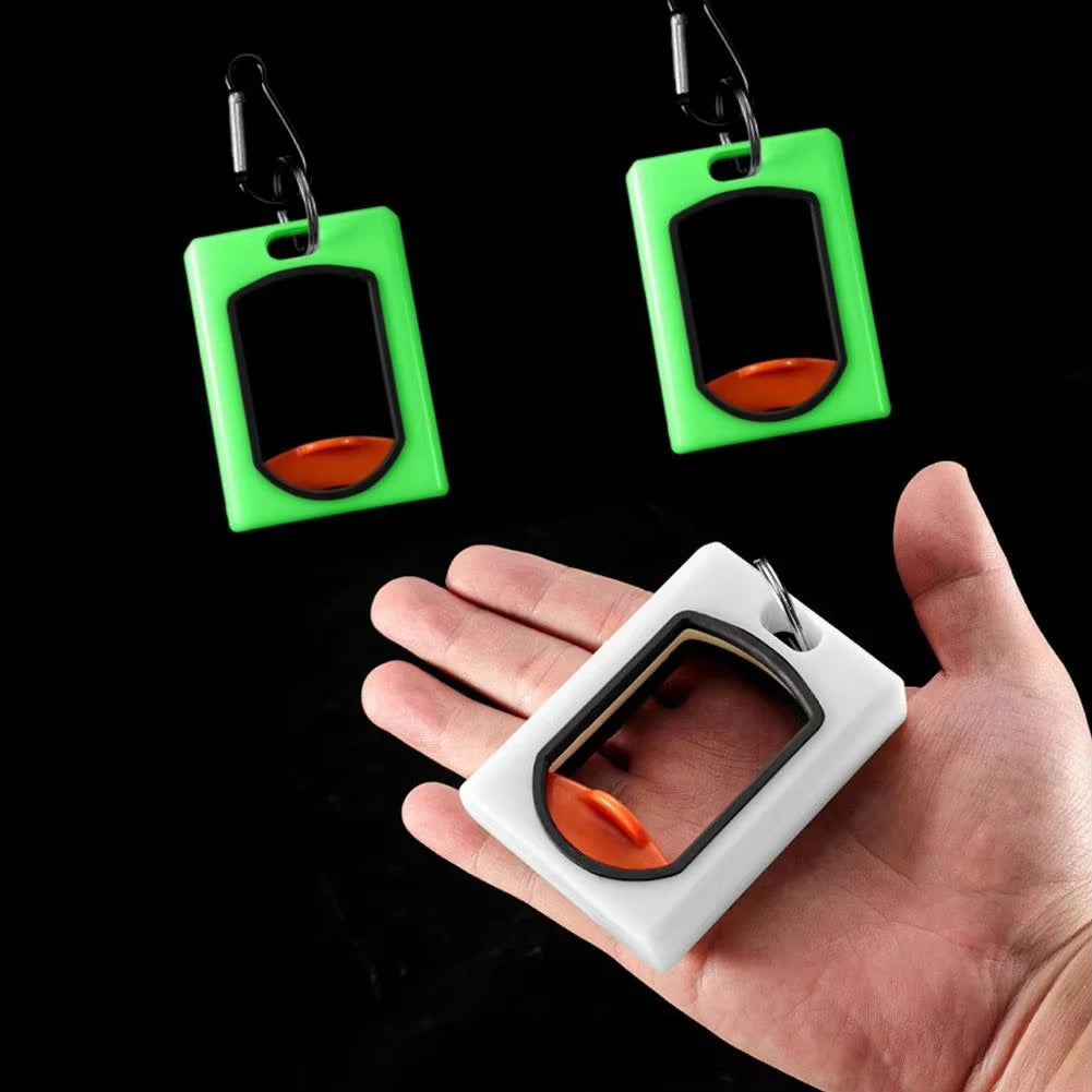 Square Cable Tie Organizer Fluorescent Cable Tie Organizer Portable Reusable Storage Cable Tie Holder Cable Tie Storage Tool Qme