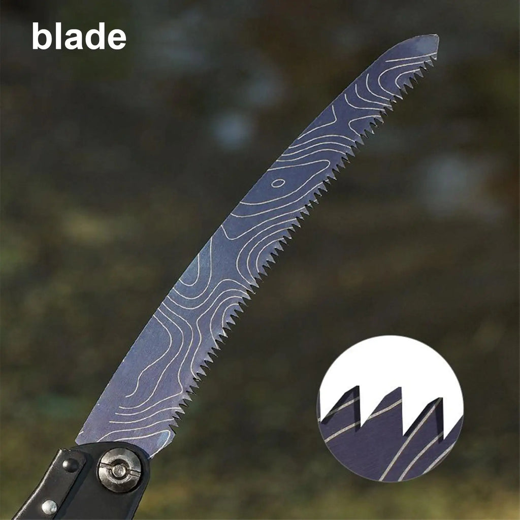 Folding Camp Saw Foldable Tree Trimming Hand Saw Manual Cutter Gardening Supplies For Carpentry Hunting Outdoor Woodworking Qme