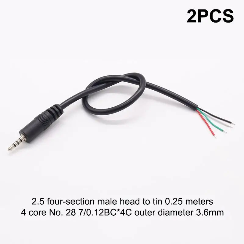 1 Mono Stereo Male Female Plug Jack Audio Connector 2Pin 3Pin 4Pin Qme A15