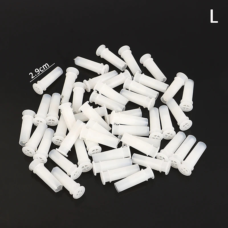 50Pcs Dog Squeaky Toy BB Whistle Plastic Toy Dog Cat Squeakers Replace Baby Toy Noise Maker Insert Replacement DIY Toys Qme L