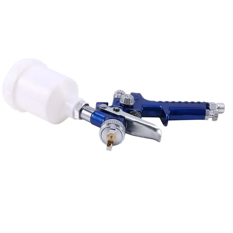 A02F-2 Set 1.0MM Nozzle H-2000 Professional HVLP Spray Gun Mini Air Paint Spray Guns Airbrush For Painting Car Aerograph Qme