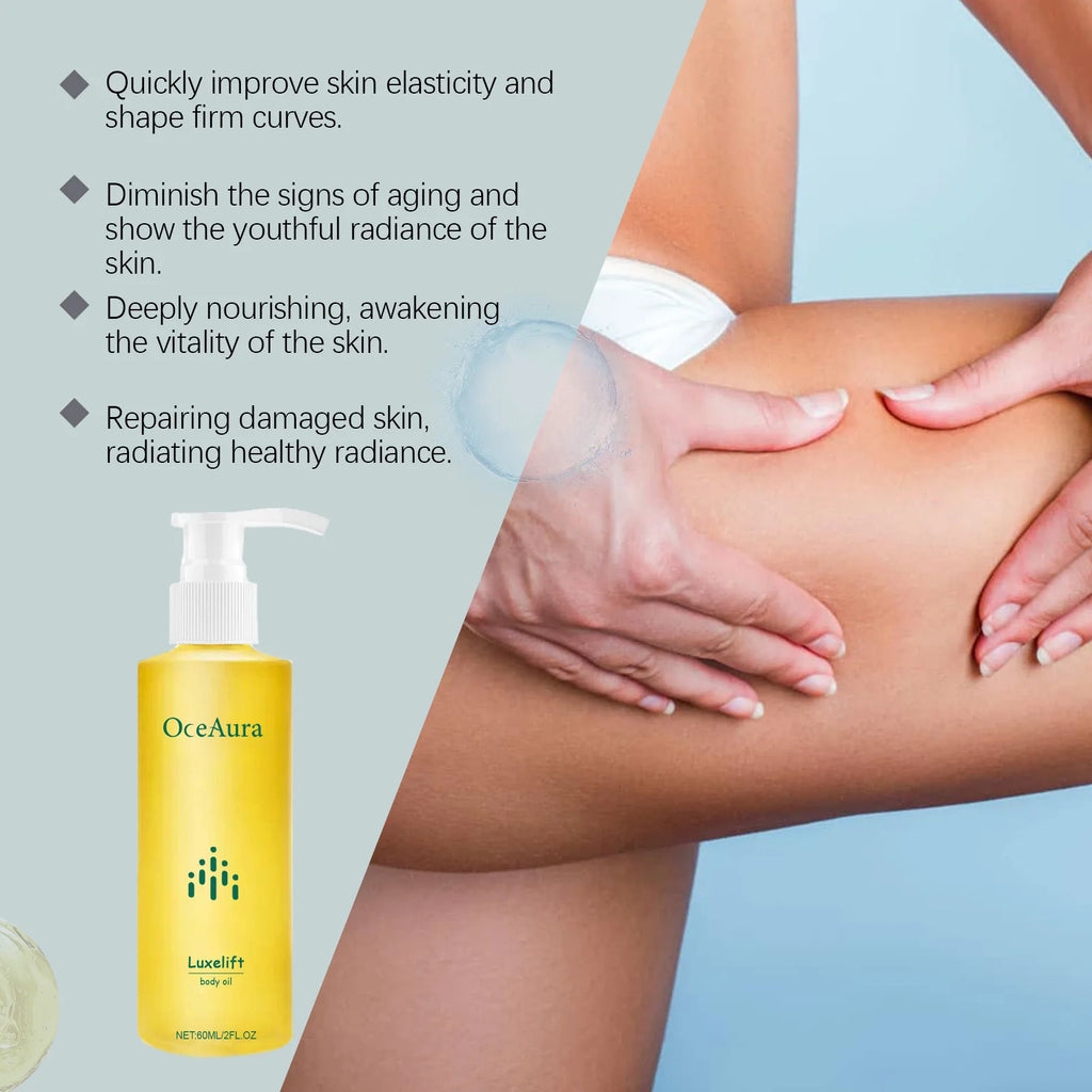 Body Firming Oil Moisturizing Lifting Improve Dry Rough Dullness Smooth Nourishing Brightening Tightening Massage Body Care Oil Qme