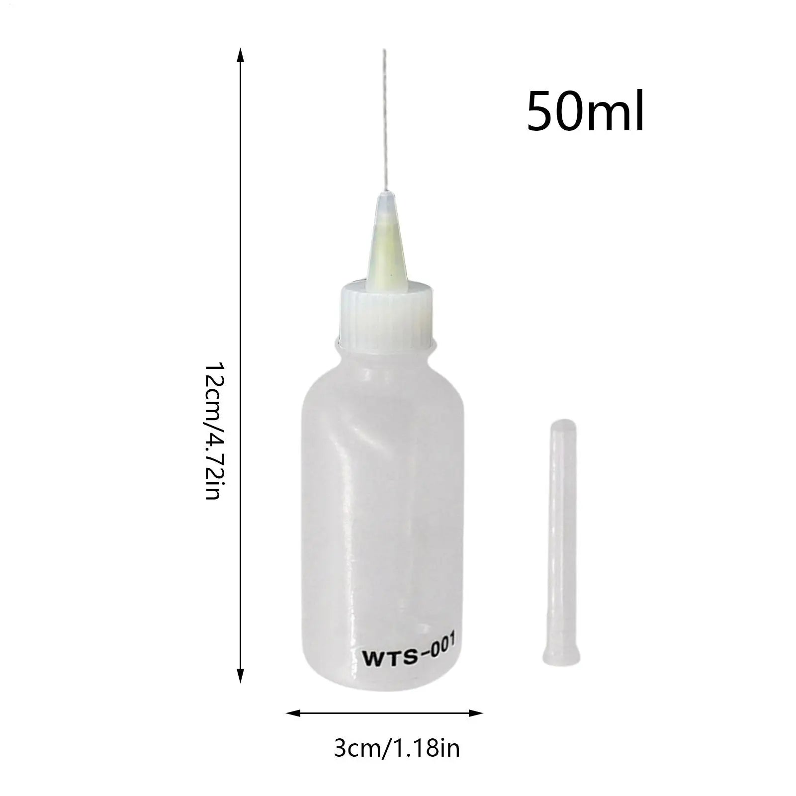Needle Tip Applicator Bottle Needle Oiler Precision Tip Quilling Tool Squeeze Bottle Portable Leakproof Liquid Dropper Bottles Qme