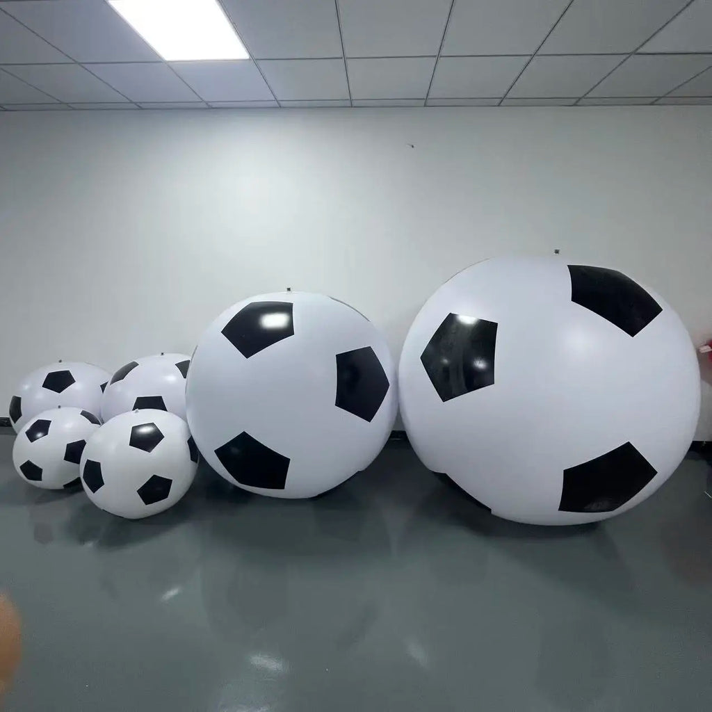 Inflatable Large Soccer Ball for Beach Outdoor School Play Parent-Child Game Eco-friendly Thickened PVC Colorful Ball Qme