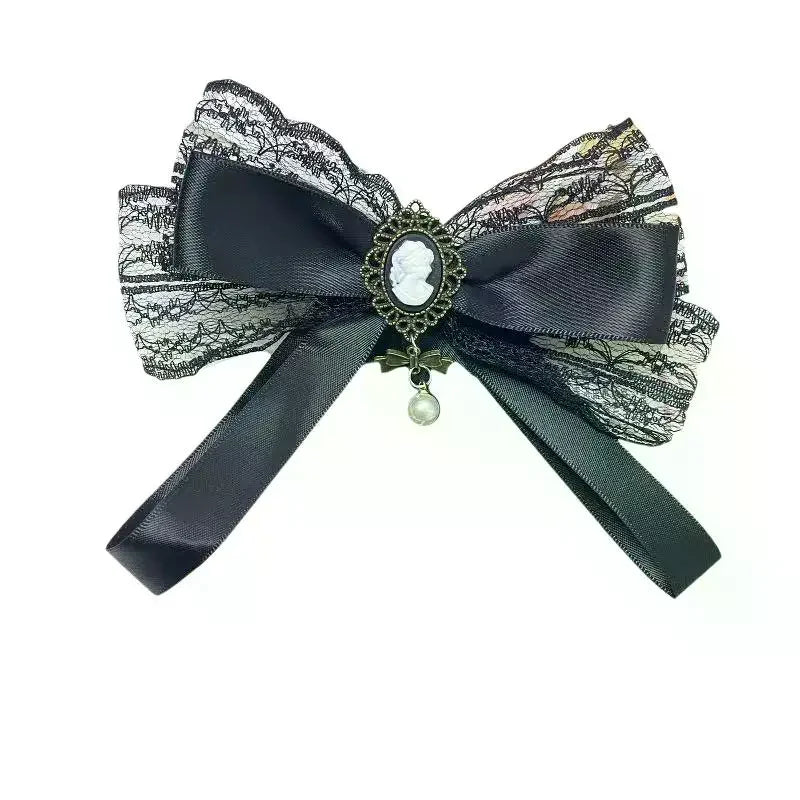New Cloth Art Bow Tie Rhinestone Crystal Bowknot Brooches Clip For Women Wedding Party Necktie Jewelry Accessories Qme