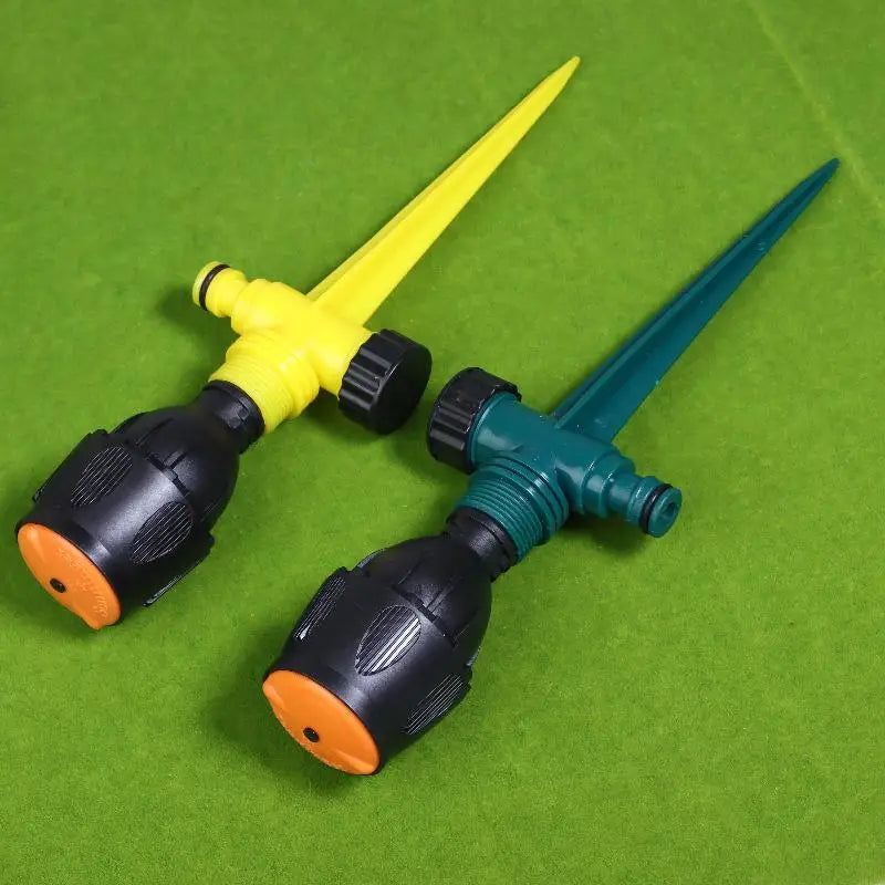 2 Sets Garden Sprinkler 360 Degree Rotation Irrigation Watering System Plant Watering Sprinkler For Agriculture Lawn Farm Qme
