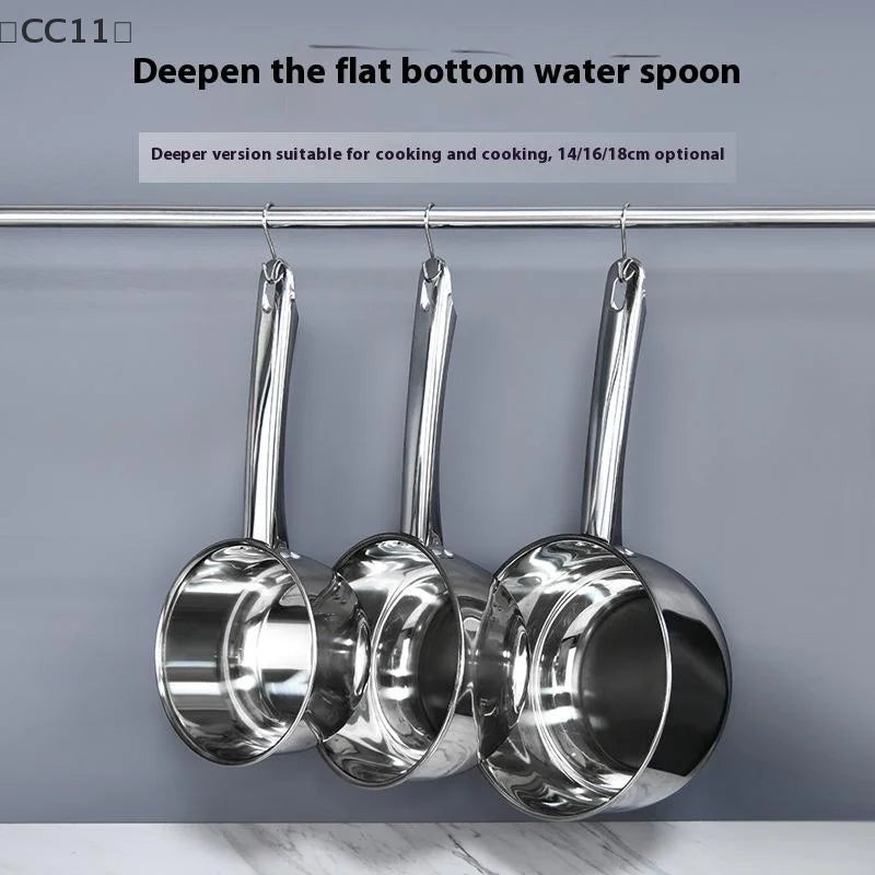 CC11Stainless Steel Water Scoops Multipurpose Hanging Soup Ladle Qme