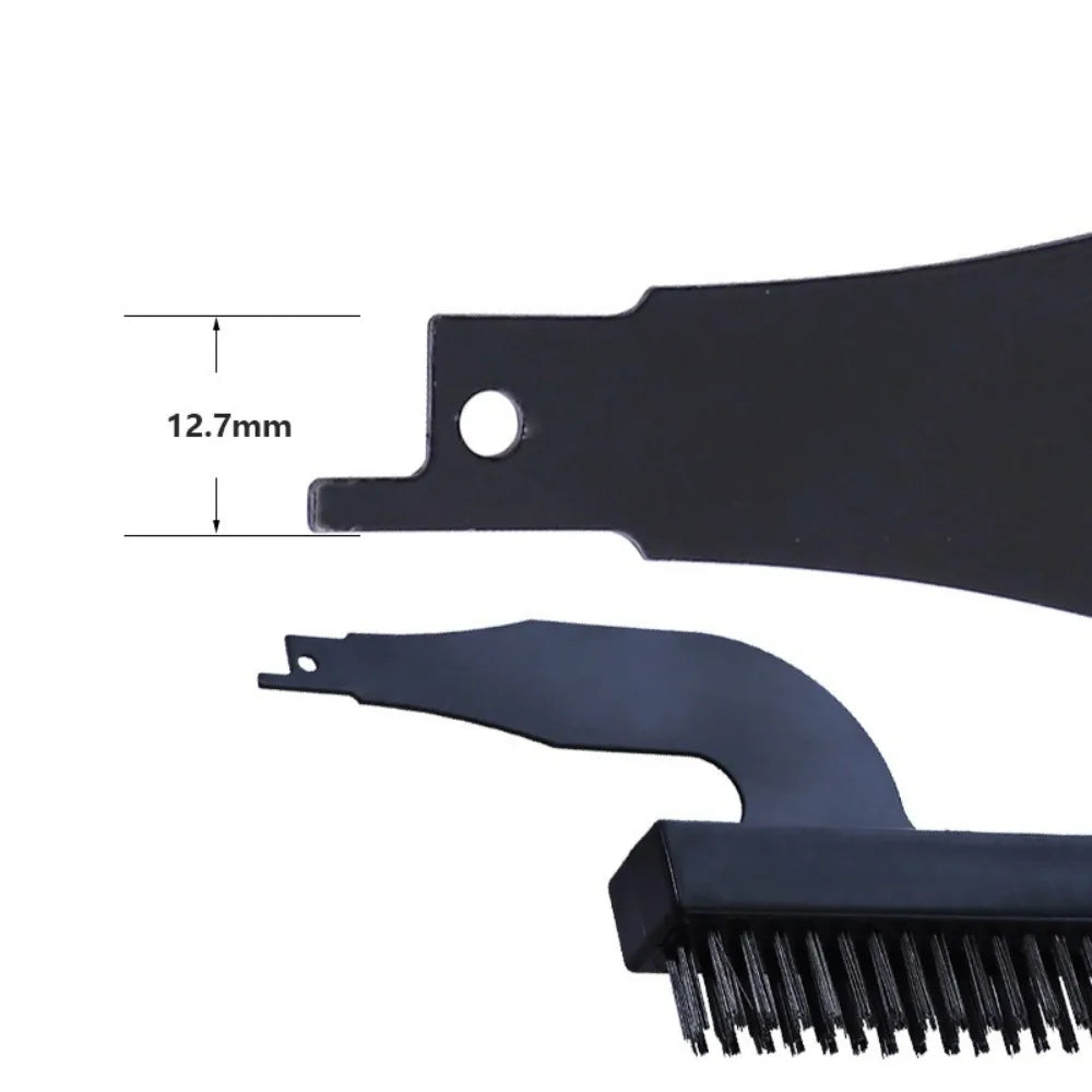 Electric Wire Cleaning Drill Brush Derusting Polishing Tools Horse Knife Saw Reciprocating Saw Brush Head Clean Tool Accessories Qme
