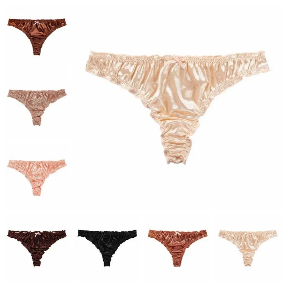 Breathable Sweet Ruffle Women's Panties Lingerie Luxury Underwear Low Qme