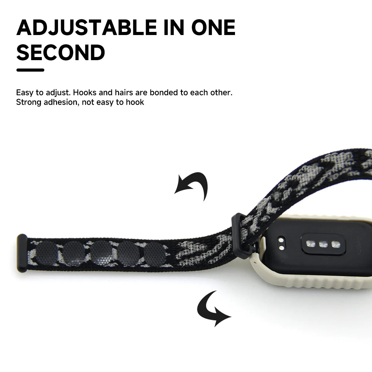 For Xiaomi Smart Band 8 Active Strap Nylon Loop Wristband Bracelet For Mi Band 8 Active Smart Watch Band Correa Belt Accessories Qme