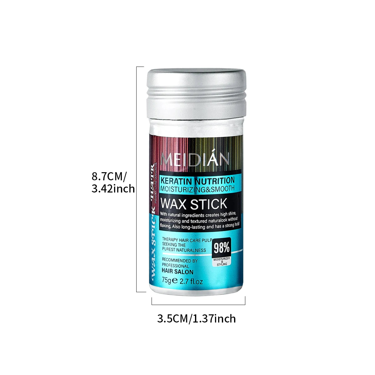 Refreshing Styling Hair Wax Stick Deep Moisturizing Nourishes Qme
