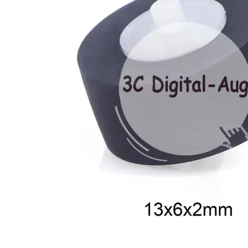 13x6x2mm Axial Rubber Pinch Roller Belt Wheel Cassette Movement Tape Qme