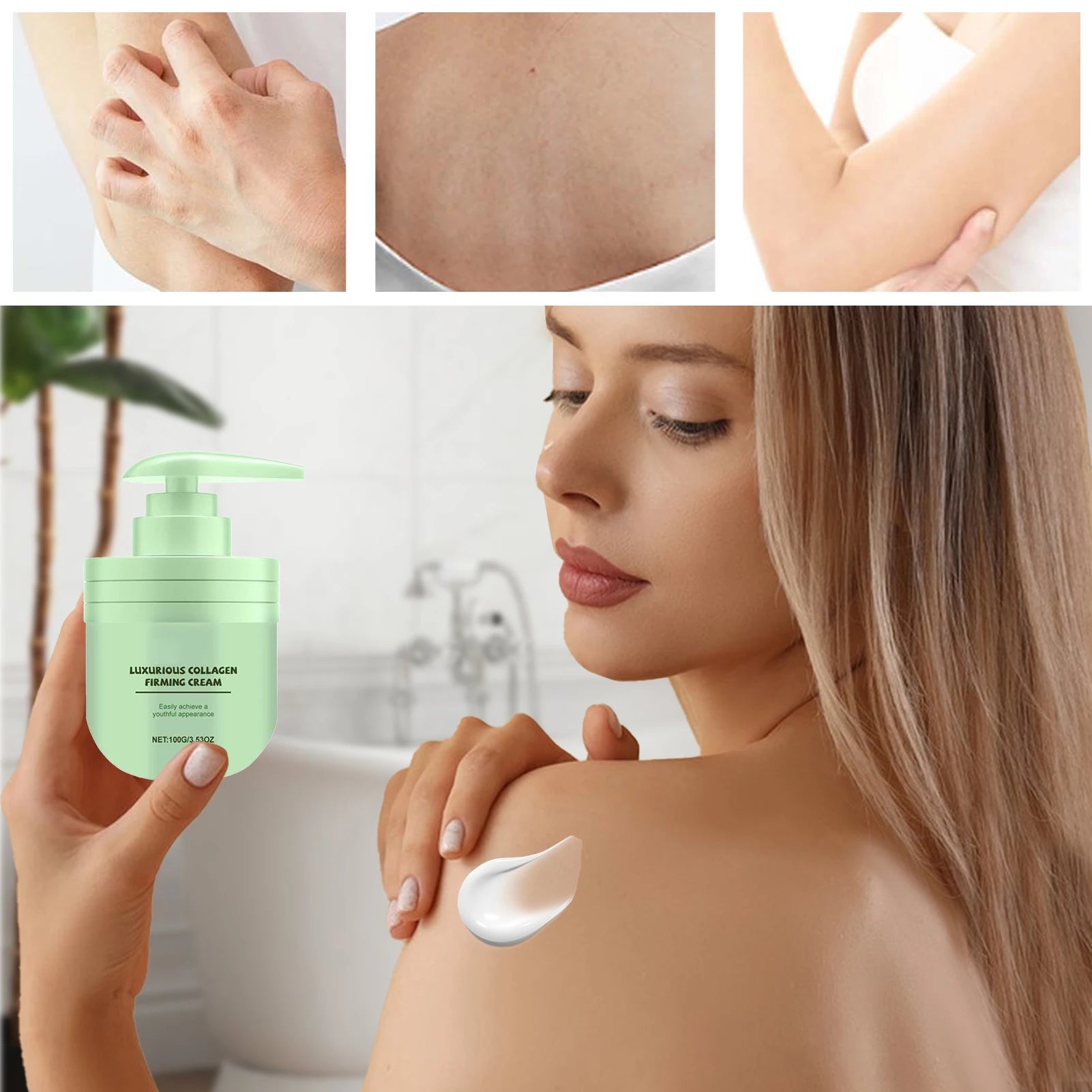 Gentle Lifting Body Cream Natural Mild Hydrating Dry Skin Qme