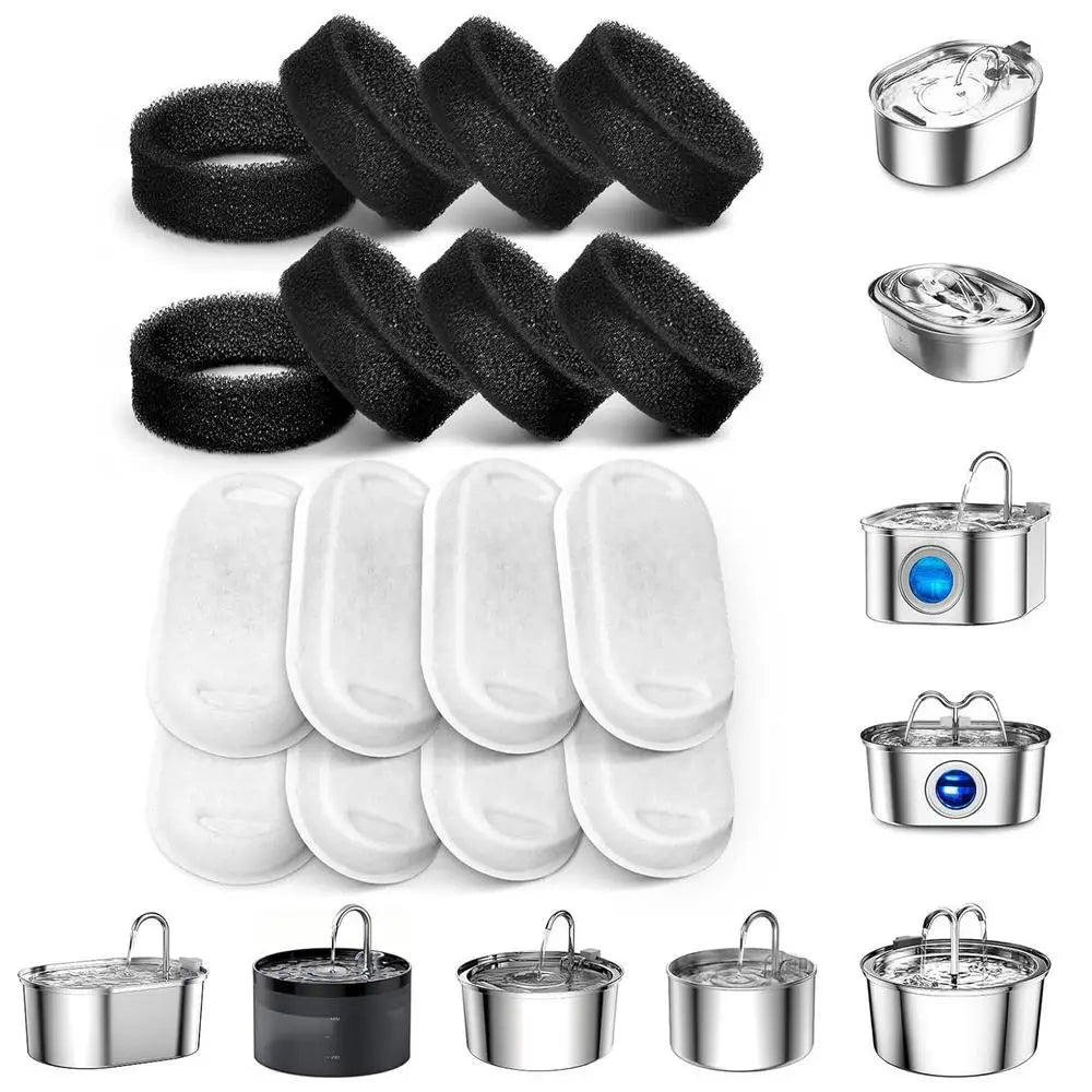 Cat Water Fountain Filter 12-Set Replacement Home Daily Supplies Qme Set China Mainland