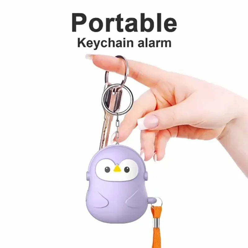 2PCS New Women's Self-Defense Personal Alarm Anti-Robbery Device Outdoor Siren for Personal Safety Qme