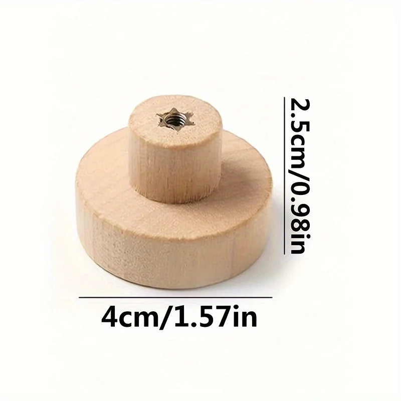 4 Rattan Woven Round Cake Cabinet Doors Wooden Handles Bolts Drawer Qme