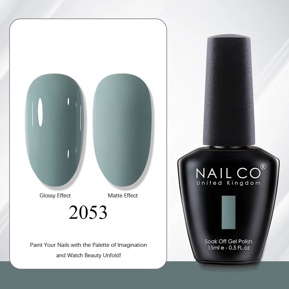 NAILCO Nail Gel Polish Autumn Product Art Soak Off UV Varnish Lacquer Qme 2053