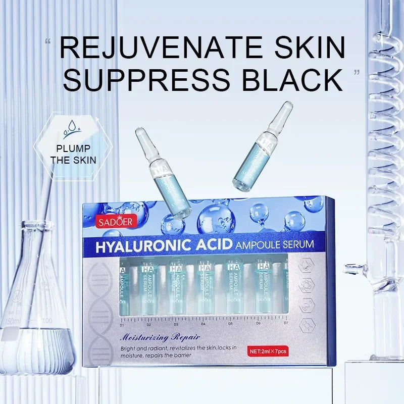 Vitamin C Face Whitening Serum Dark Spots Freckles Removal Hyaluronic Qme Hyaluronic acid