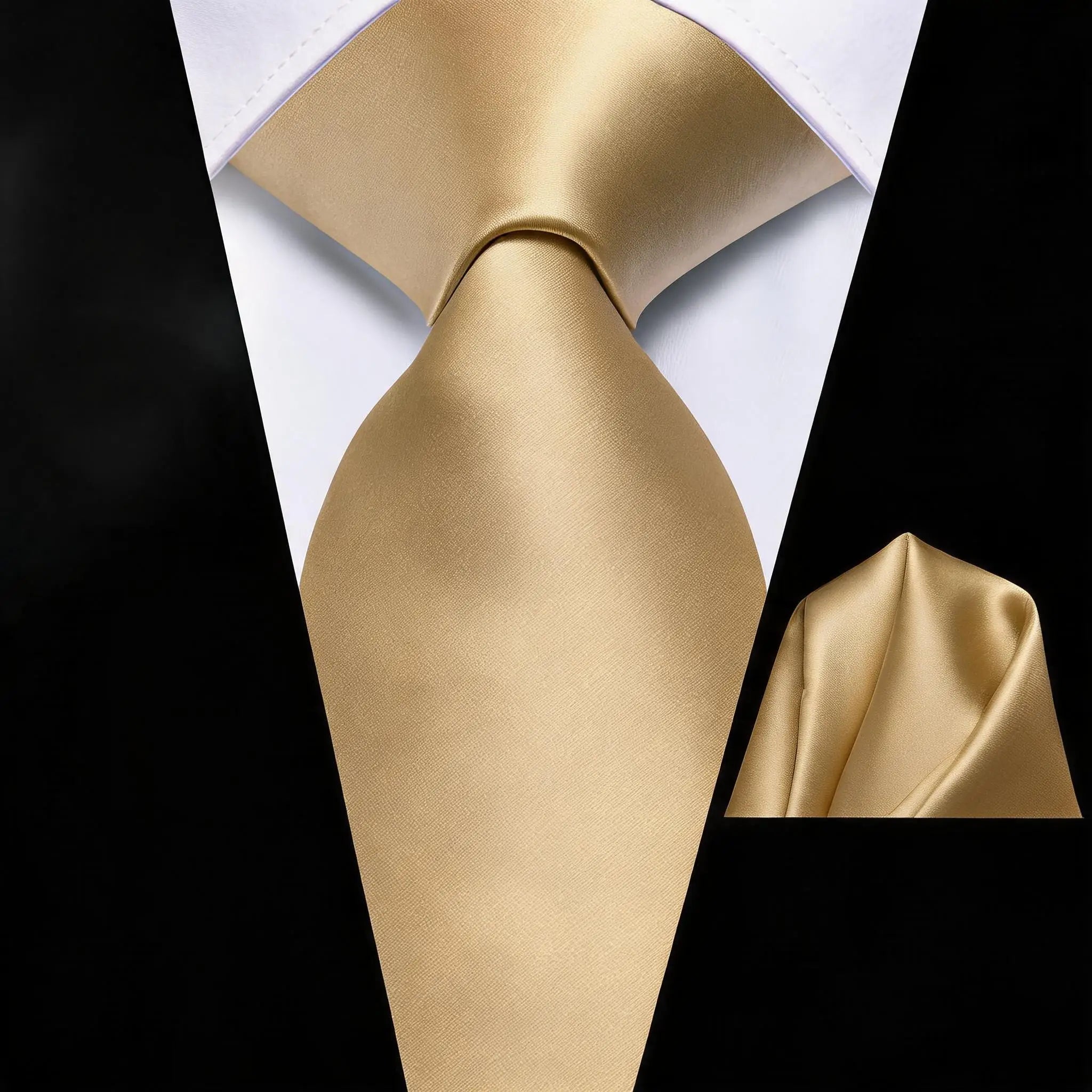 Men Solid Necktie Matching Pocket Square Two Pink Yellow Purple Green Qme DPTH-LDSN3863