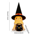 Light Up Ghost Halloween Decor Resin Decorations Indoor Led Spooky Qme black China Mainland