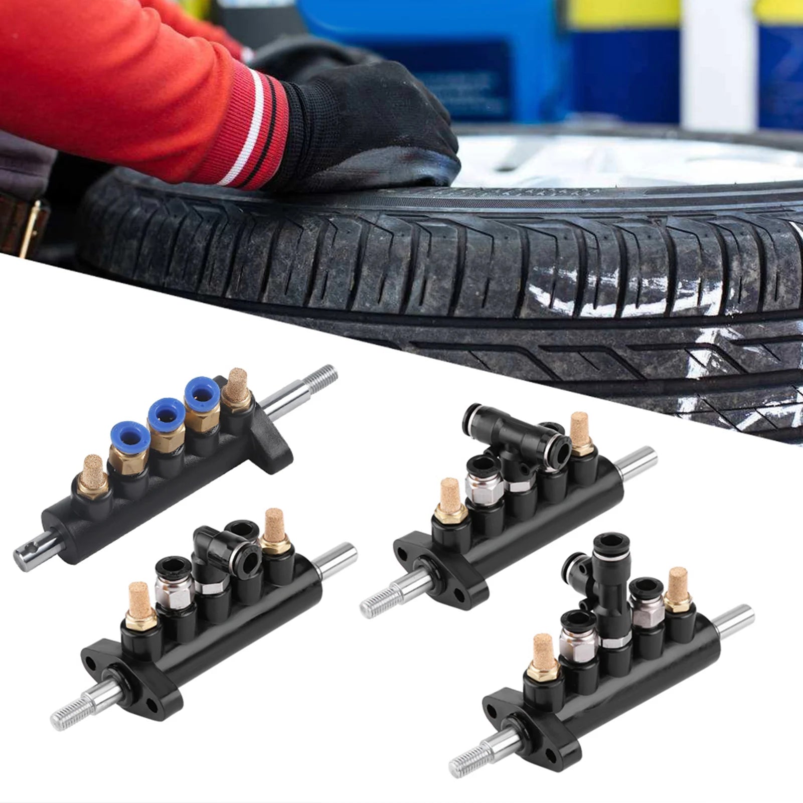 Foot Control Air Valve Air Control Valve Foot Pedal Valve for Tire Changer Machine Supplies Tool Type A Foot Pedal Valve Qme