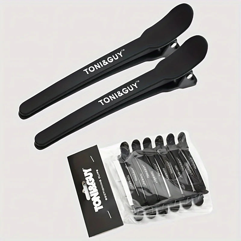 Professional Hairclip, Used for Styling Segmentation, Silicone Tape, Curling Iron Without Crease, Suitable for Salon and Home Ha Qme