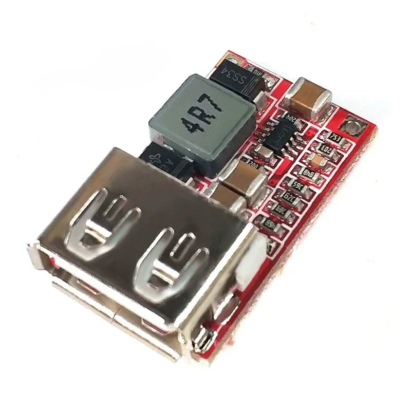 10pcs DC 6-24V 12V/24v To 5V USB Output Charger Step Down Power Module Mini DC-DC Step Up Boost Module Power Adjustable Qme