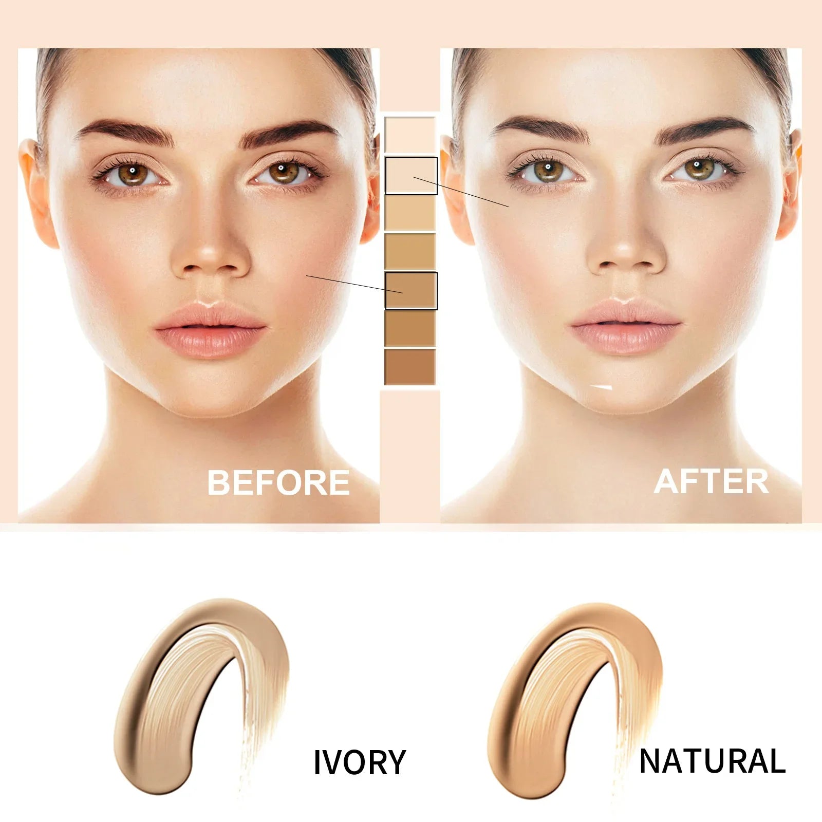 CC Cream Primer Makeup Base Moisturizing Skin Concealer Invisible Pore Matte Face Primer Soft Isolating Foundation Cosmetics Qme