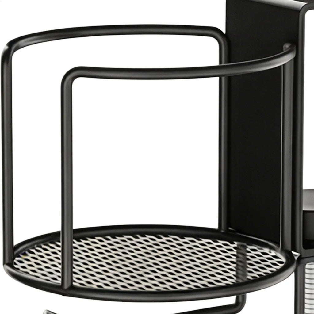 Cup Holder Desk 2-in-1 Drinks Mount Headphone Hanger Tabletop Desktop Qme