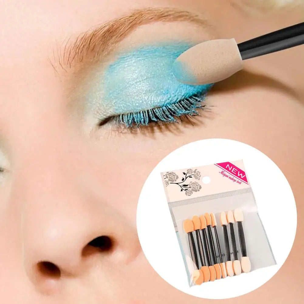 1 3 5 Packs Disposable Eyeshadow Applicators Sponge Tips Eye Shadow Qme