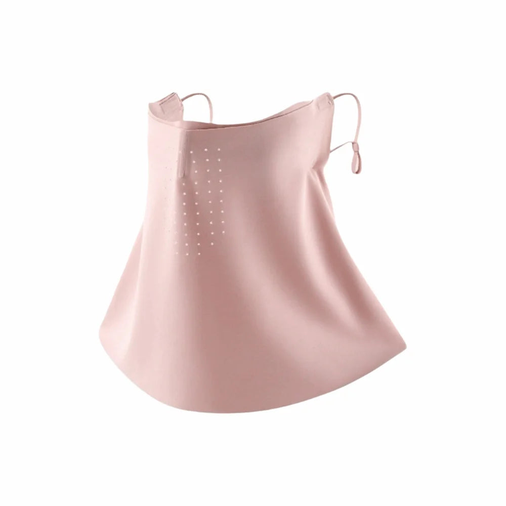 Thin Cabin-style Face Shield UV-proof Material Breathable Sunscreen Qme Pink