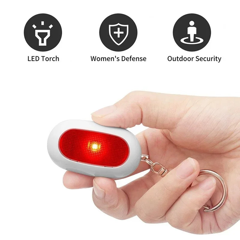 125db Self Defense Alarm Personal Defense Siren Anti-attack Security for Women Kids Personal Security Loud Alert Attack Panic Qme