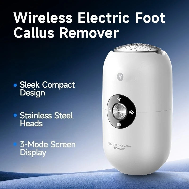 Auto Electric Foot File Dead Skin Remover Rechargeable Pedicure Tool Qme