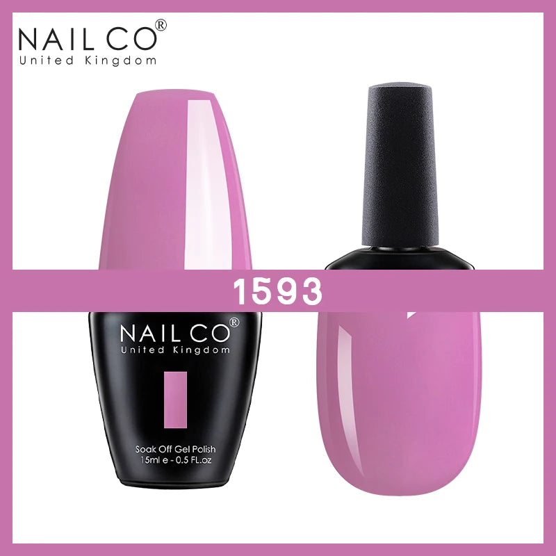 NAILCO Nude Nails Gel Nail Polish UV LED Semi-permant Varnish Hybrid