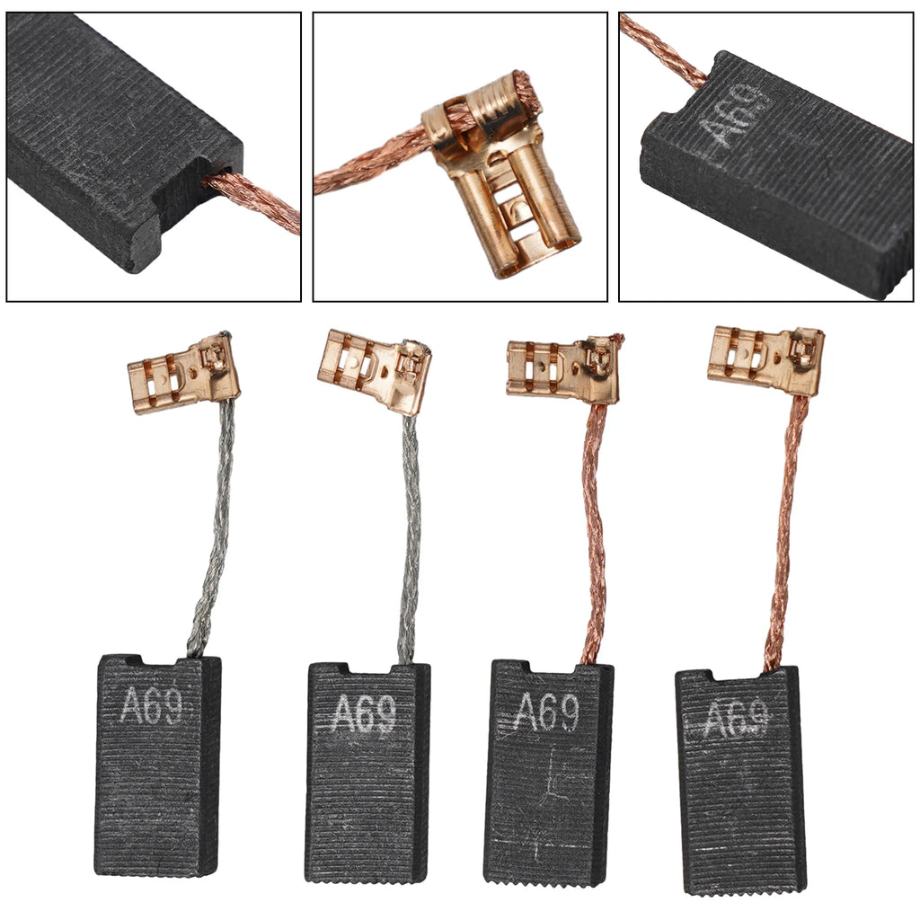 4pcs Carbon Brushes 1617014122 1617014138 With Auto Cut For Bosch 5/40 DCE 5 DCE DCE38 38 GSH 4 Qme Default Title