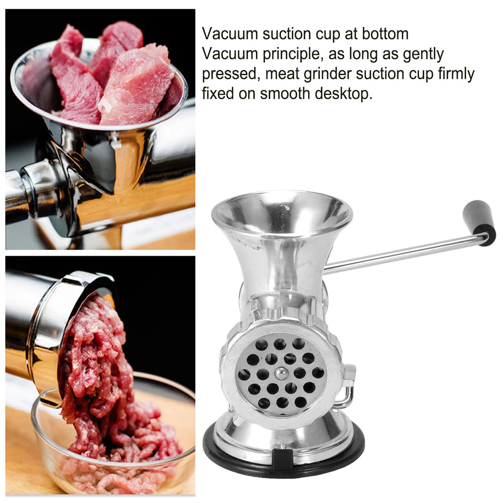 Meat Grinder Aluminum Alloy Manual Meat Grinder Sausage Stuffer Grinding Machine Home Kitchen Accessory Grinding Machine Qme