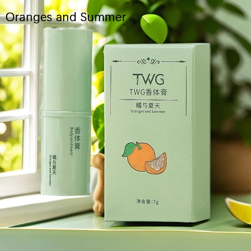 Fresh Elegant Body Cream Solid Lock Fragrance Long-lasting Natural Qme Oranges and Summer
