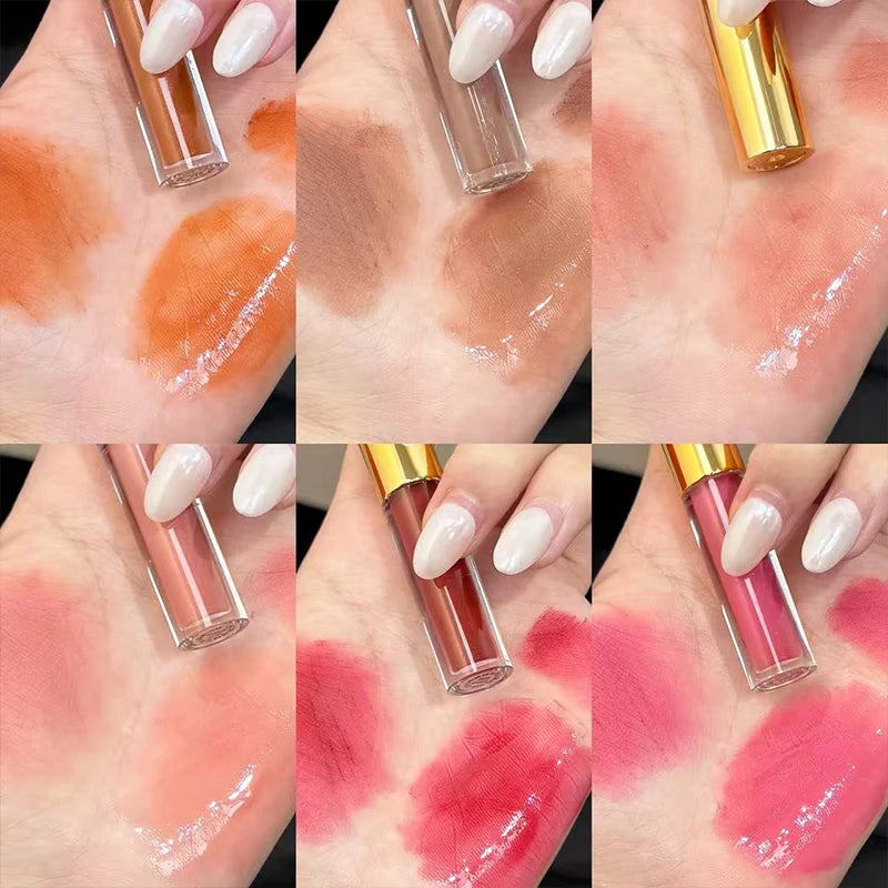 CACE Double End Lip Glaze Full Gloss Mirror Matte Velvet Long Term Qme